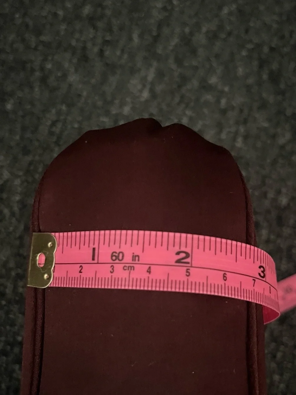Vintage Rosenfeld Kiss-Lock Top-Handle Evening Bag Dark Cherry